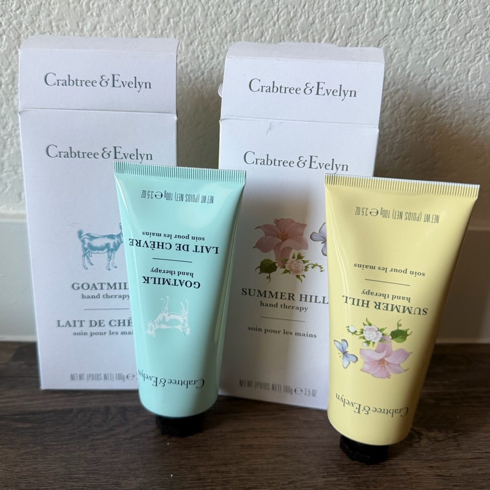 NWB Crabtree & Evelyn Hand Therapy Creams 100g x 2
